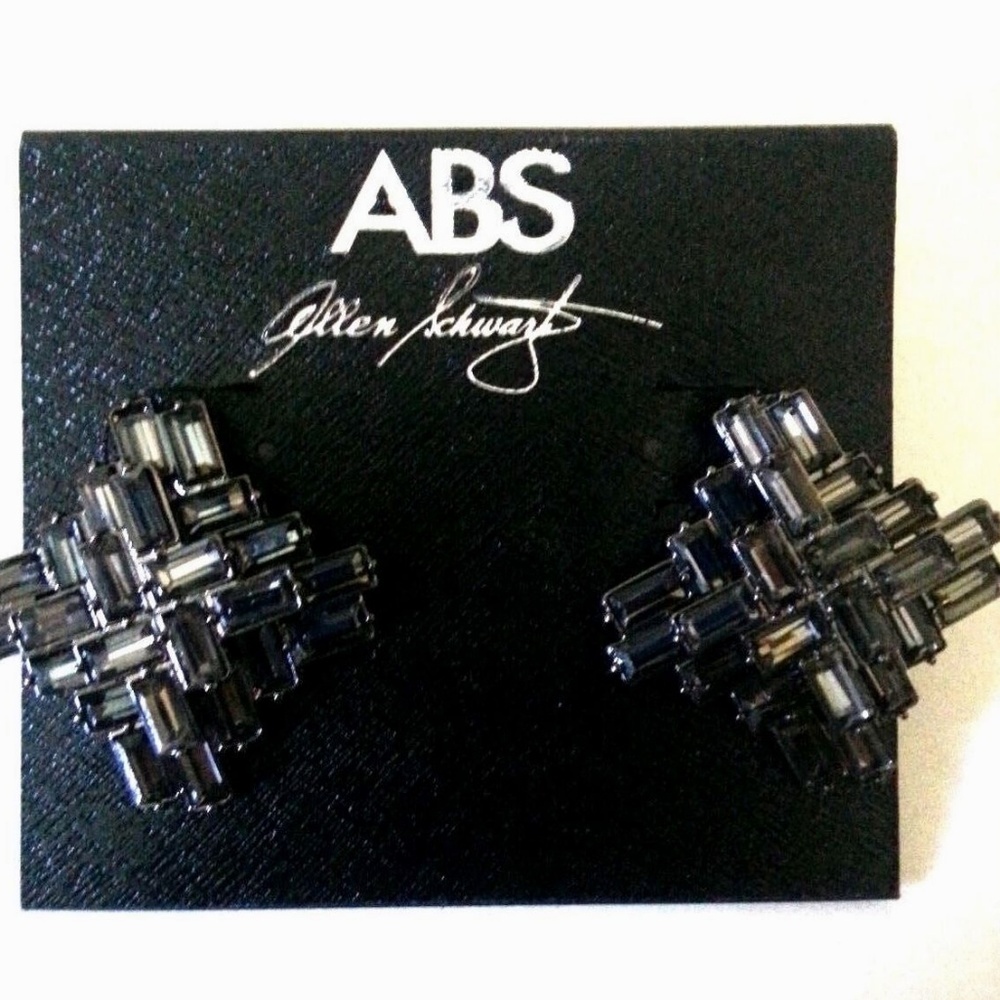 ABS Button Stud Earrings